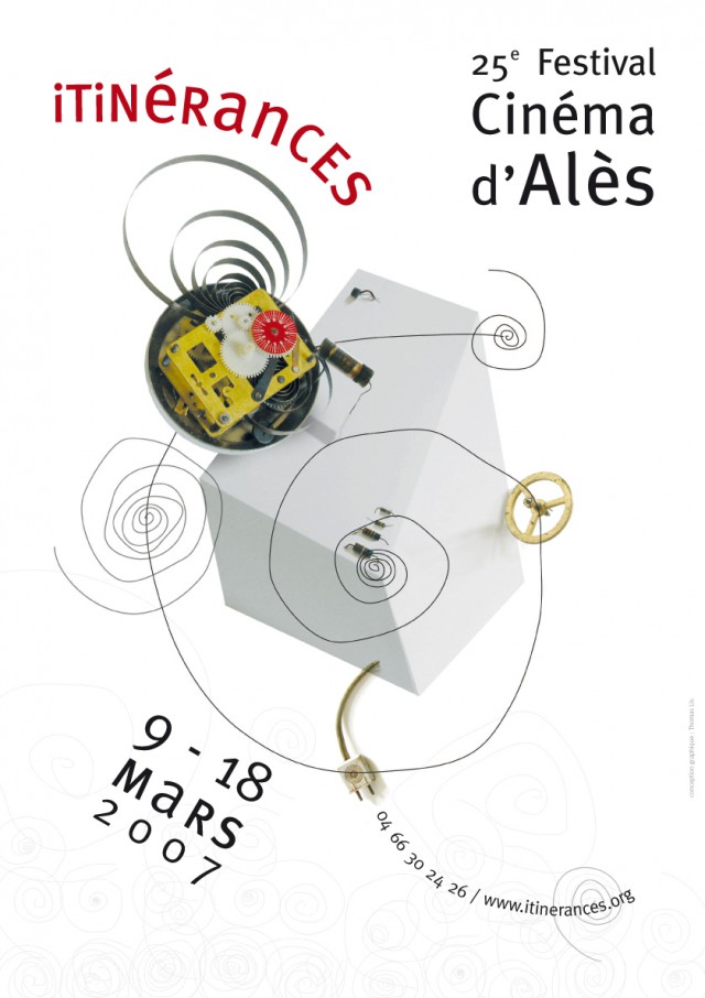 Projet d'affiche pour le Festival de cinéma d'Alès Itinérance